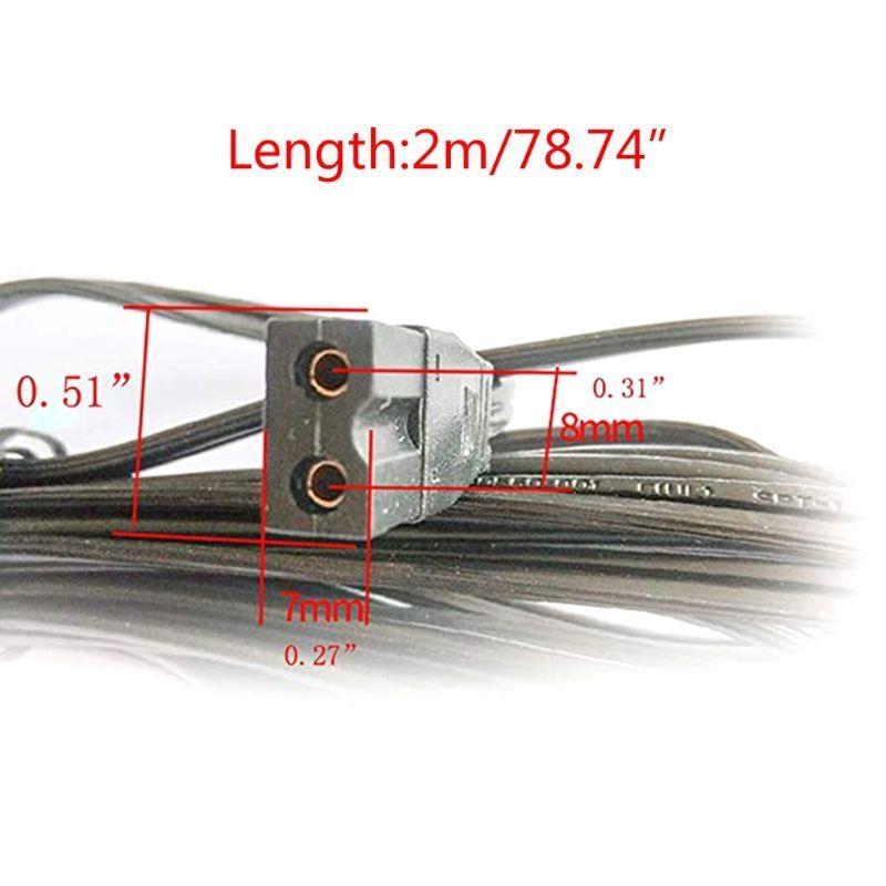 Cigar Plug 12V10A 2 Pin Cable Plug for DC Power Cord for Car Cooler Mini Fr