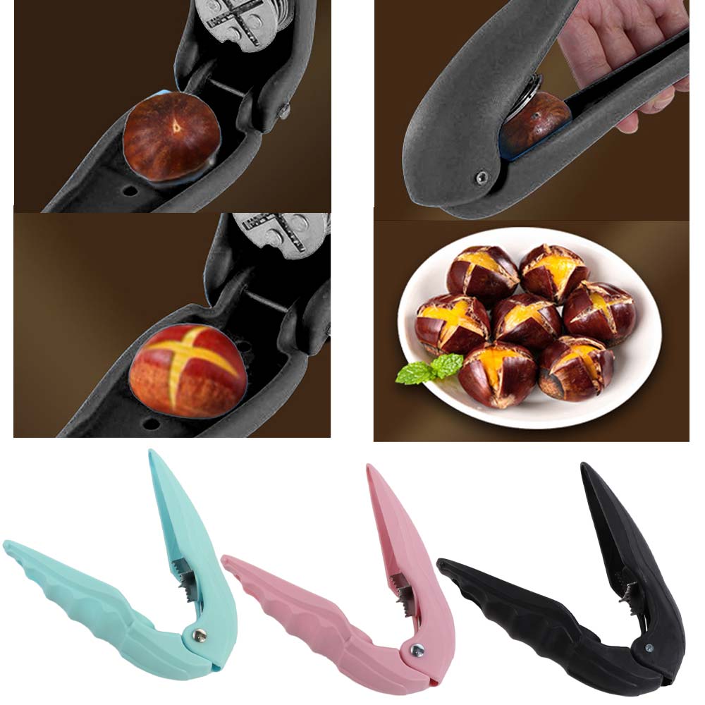 Sharp Chestnut Clip Non-slip Chestnut Sheller Chestnut Peeling Tool Walnut Opener  Snack Stall