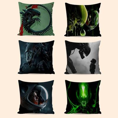 A-Alien Kissenbezug Auto Wurfkissenbezug für Sofa Auto Weihnachtsgeschenk 40x40cm 45x45cm