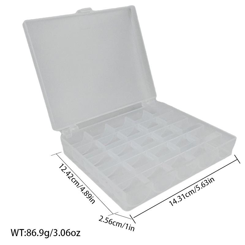 Multi-Specification Household Bobbin Set: Colored Transparent and Metal Bobbins with Thread