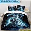 3pcs Custom Name Seek Hallows Witch Bedding Set Includes 1 Duvet Cover & 2 Pillowcases for All Seasons Dormitory Home Decor Christmas gifts