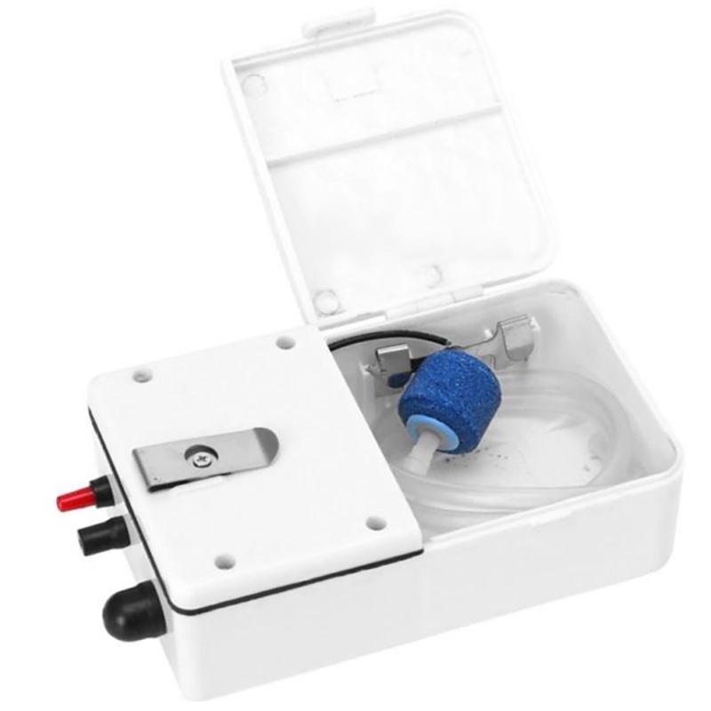 Portable Aquarium Dry Battery Operated Aerator Air Pump for Outdoor Fishing