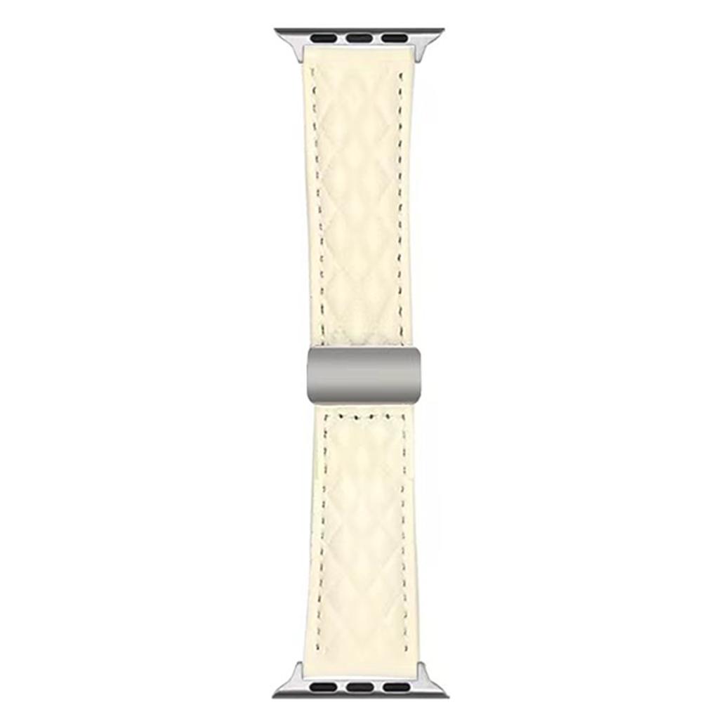 Watch Band For Apple Watch Series 10 Ultra 9 8 7 SE 6 5 4 3 2 1 46mm 49mm 45mm 44mm 42mm Magnetic Starlight Buckle Leather Strap