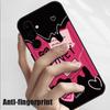 Lovely Heart Pattern Case For Samsung Galaxy S26 S25 Ultra S24 S23 S22 Plus S21 FE A15 A16 A17 A35 A36 A54 A55 A56 5G Soft Cover