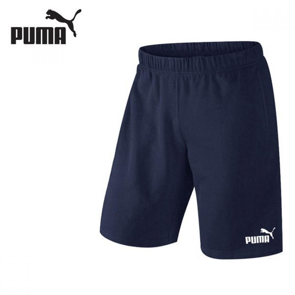 

[Puma] Трикотажные шорты Puma Essential, мужские и женские тренировочные шорты, темно-синие 586706-06