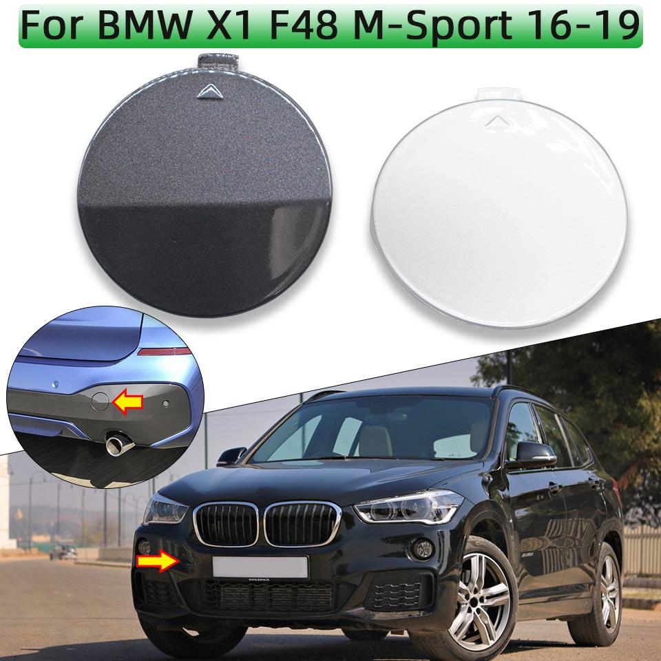 For BMW X1 F48 M-Sport Front Rear Bumper Towing Hook Cover Hauling Shell Cap 2016 2017 2018 2019 Painted#51118099893 51128099902