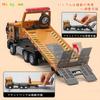 Huang Yem Tow Truck Toy, Alloy Transport Flatbed, Construction Vehicle Set, Work Vehicle, Indoor Play, Birthday Gift, Christmas Gift