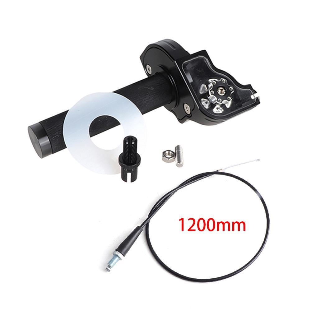 22mm 7/8" Accelerator Throttle Twist Grips with Throttle Cable CNC Aluminum For 50cc-250cc Dirt Bike CRF KLX SSR TTR Quad
