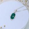 green onyx handmade Pendant 925 silver womens pendant zivori jewelry