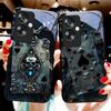 Skeleton Pendant For Oppo A79 5G 58 78 74 60 4G Reno 11F Realme GT 6 11 Note 50 10 C55 X2 Tempered Glass Black Phone Case