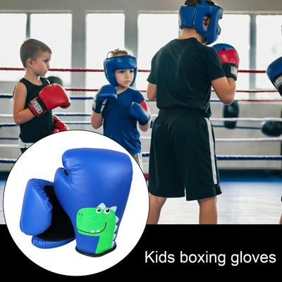 1 Pair Punching Training Workout Fight Exercise Mitts Kids PU Leather Boxing Gloves Kids Children Train Gym Glove Hand Protector