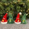 6-Inch Light-Up Shaking Santa Hat with Bell - Electric Christmas Tree Toy