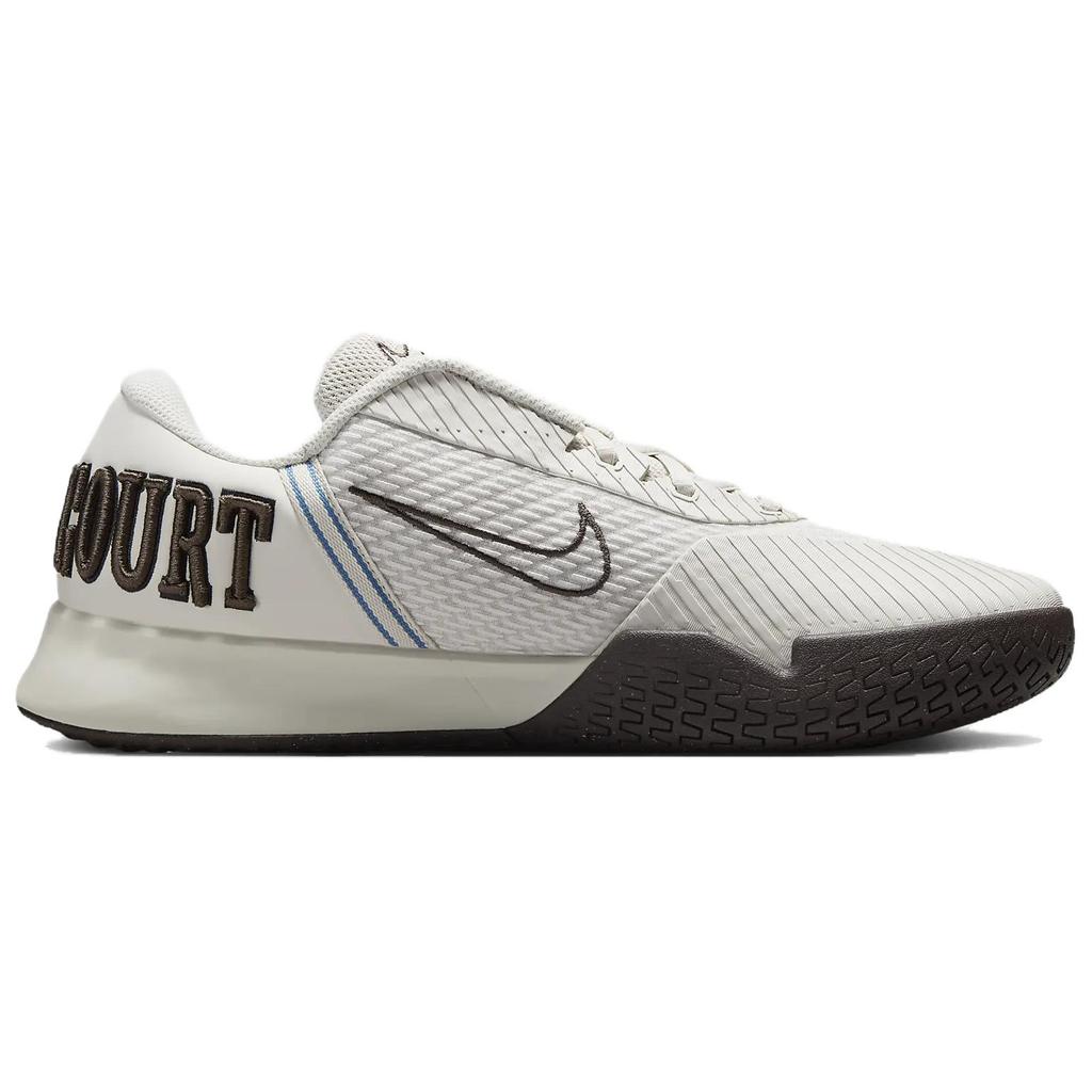 Nike Court Vapor Pro 2 HC Heritage Light Orewood Brown Baroque Brown Aegean Storm Men Sneakers FZ8544-100