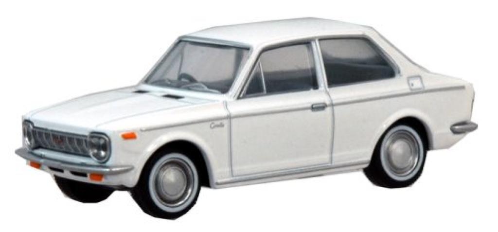 Tomica Limited Vintage Toyota Corolla 1100 Sedan LV-55a 2-Door (White)