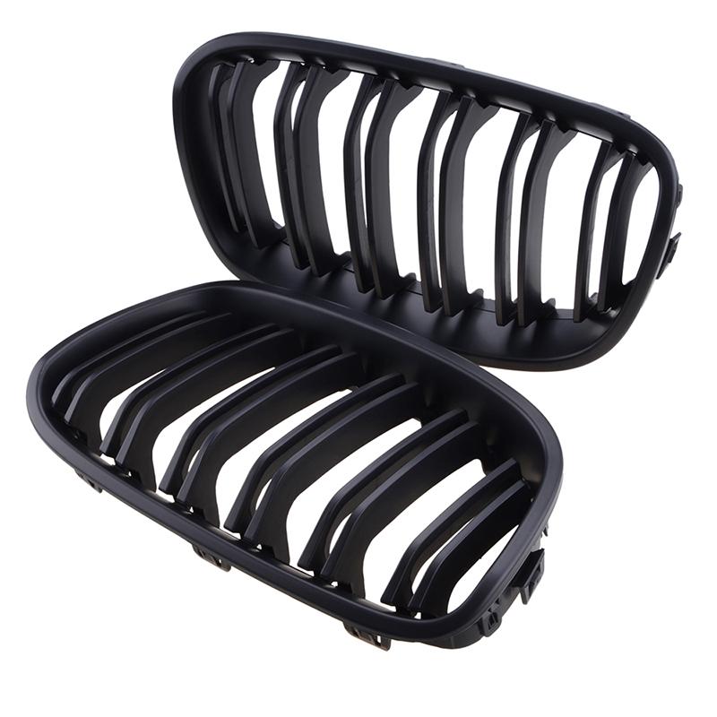 Rhyming Racing Kidney Grille Double Slat Sport Grill For BMW Pre-LCI F20 F21 1 Series 2012-2014,Car Accessories Replacement
