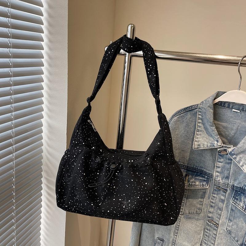 

Вельветовая сумка женская большая вместительная осенне-зимняя универсальная простая повседневная сумка-мессенджер через плечо для поездок на работу чёрный