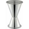 Tsubame-Sanjo Cocktail Measuring Cup/Jigger Cup, 60ml/30ml, Graduated, 18-8 Stainless Steel, Made In Japan
