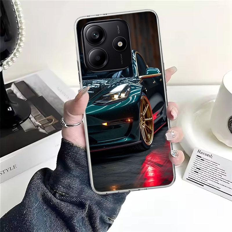 Electric Car M-Model S 3 Soft Phone Case For Xiaomi Redmi Note 15 14 14S 13 12 Pro Plus 12S 11 11S 11E 10 10S 11T 5G Fundas Coqu