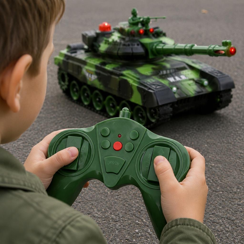 [PACZB] Remote-controlled tank shoots remote control 2.4G Z3384