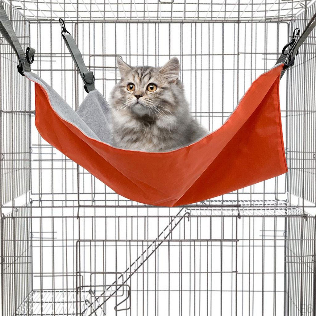 Cat Hammock Bed Holds Up To 20lbs with Adjustable Straps Heavy Duty Ferret