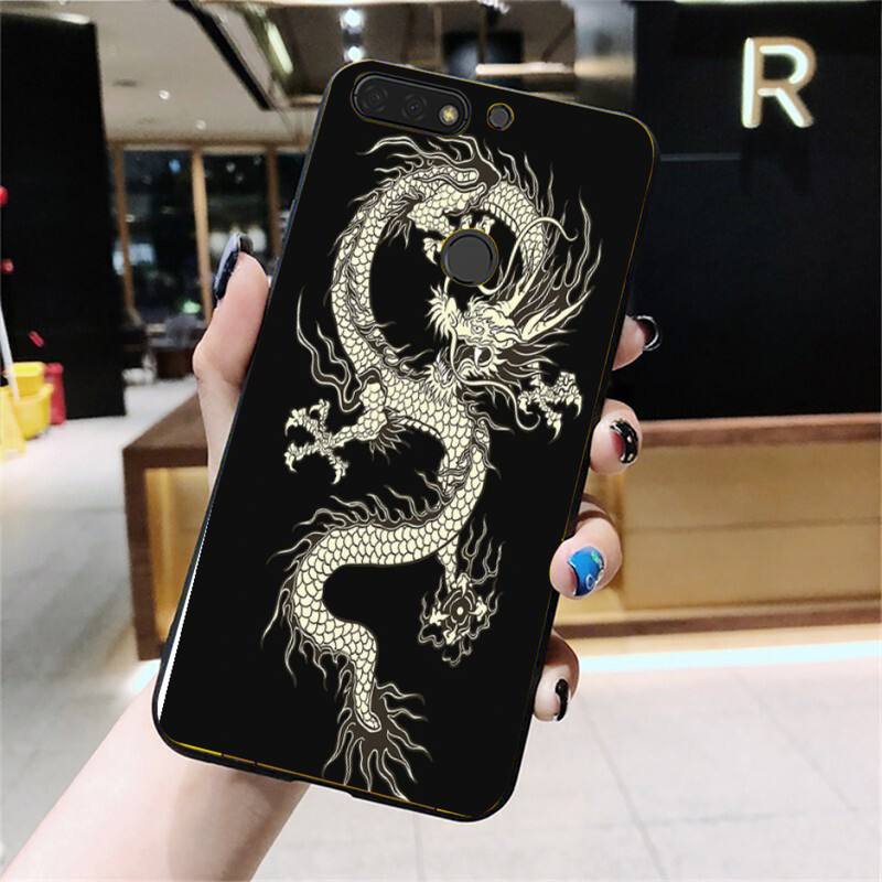 FHNBLJ Japanese DRAGON TATTOO Phone Case For Huawei Honor 7A 8X 9 10 20lite 10i 20i 7C 8C 5A 8A Honor Play 9X pro Mate 20 lite