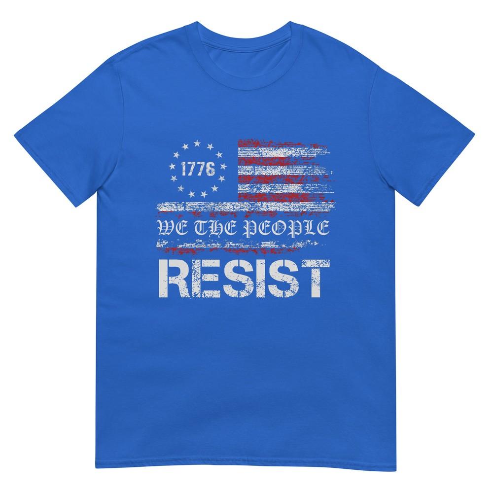 Resist Trump Protest Anti Political Us Flag We The People TShirt