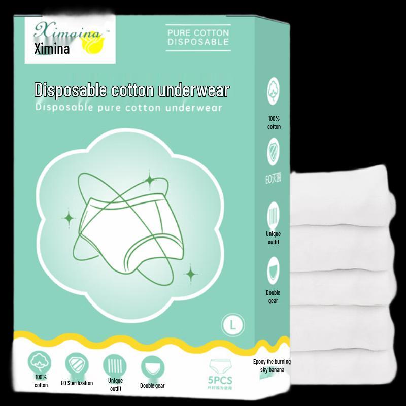 Ximaina Women s Disposable Briefs L