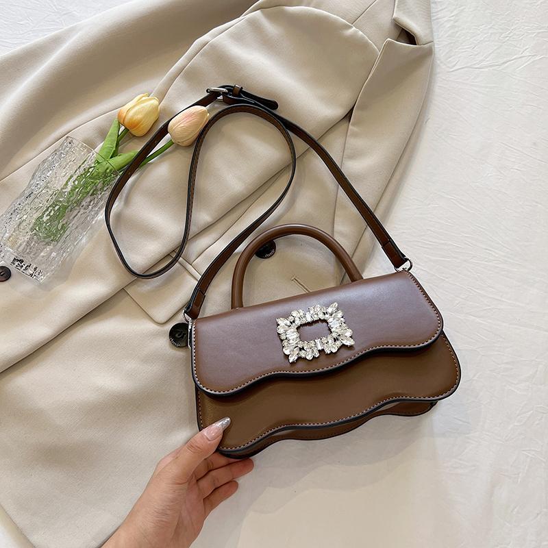 

Shiny Diamond Evening Clutch Bag Fashion Party Purse Silver Handbag 7 Color Pu Leather Shoulder Crossbody Bag Lady Purple Bolsos 30cm))