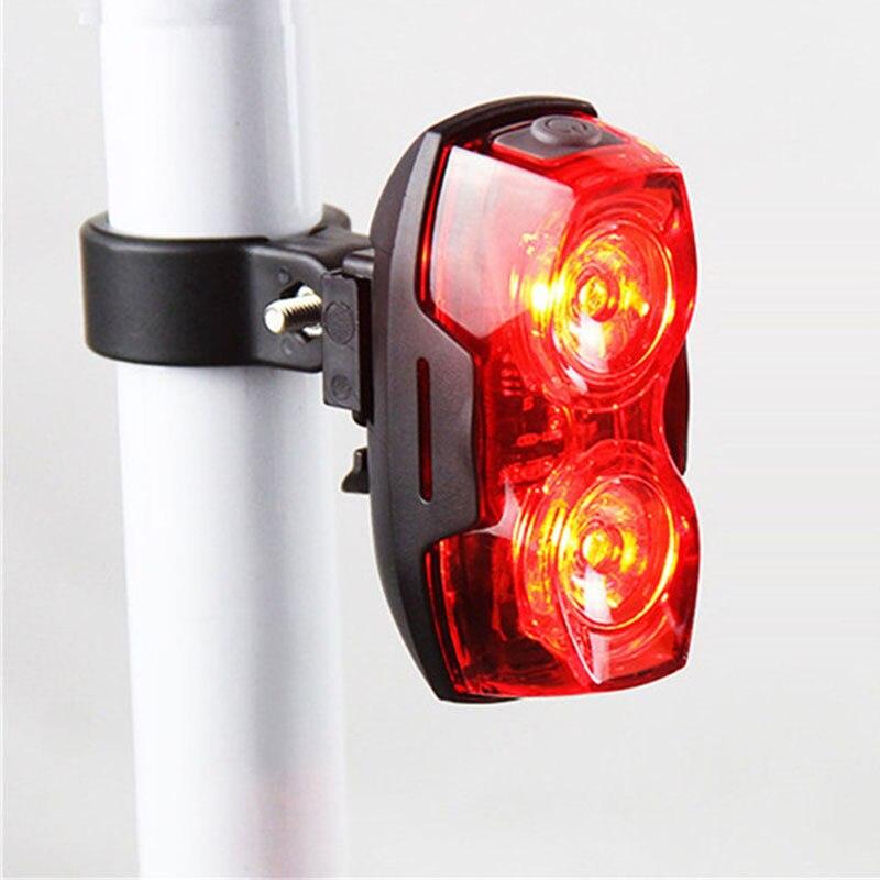 Battery Powered Bicycle Lights LED 400LM Bright Bike Safety Rear Tail