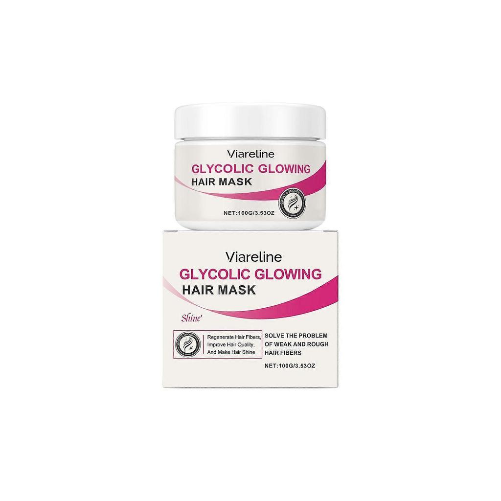 Viareline Glossy Moisturizing Hair Mask Hydrating, Smooth, Shiny, Improves Dry And Frizzy Hair Care Mask