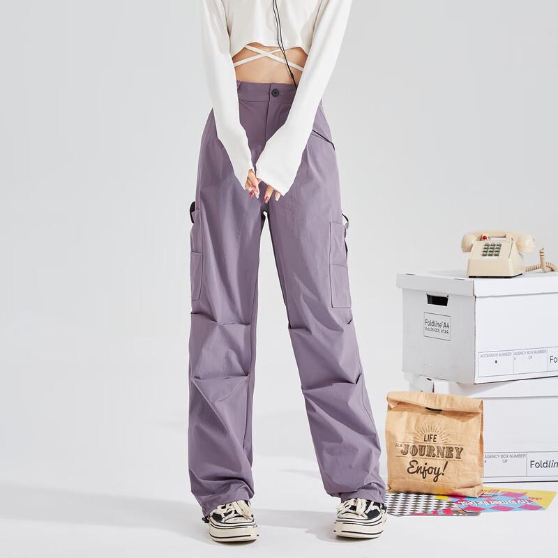 TonLion Women's Loose Casual Cargo Drawstring Cuff Pants