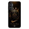 Coque Pour Samsung Galaxy S24 FE PSG double champion et fier, noir et dorée Maniacase