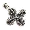 [Mizar] Tibetan Karma Double Dorje Pendant, Sterling Silver 925, Amulet, Men's & Women's