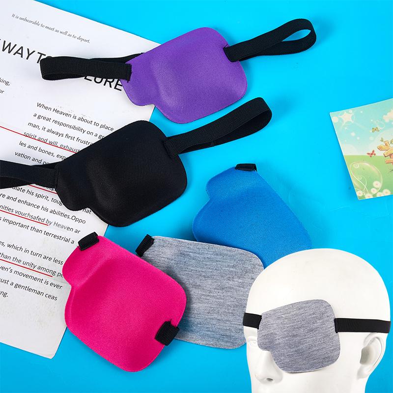 1Pcs Single Eye Patch Adjustable 3D Foam Groove Eyeshades For Lazy Eyes Medical Use Concave Eye Patch