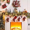 Garland Hanger for Mantel Christmas Stocking Holder for Mantle Metal Christmas Stocking Garland Hangers Set for Fireplace