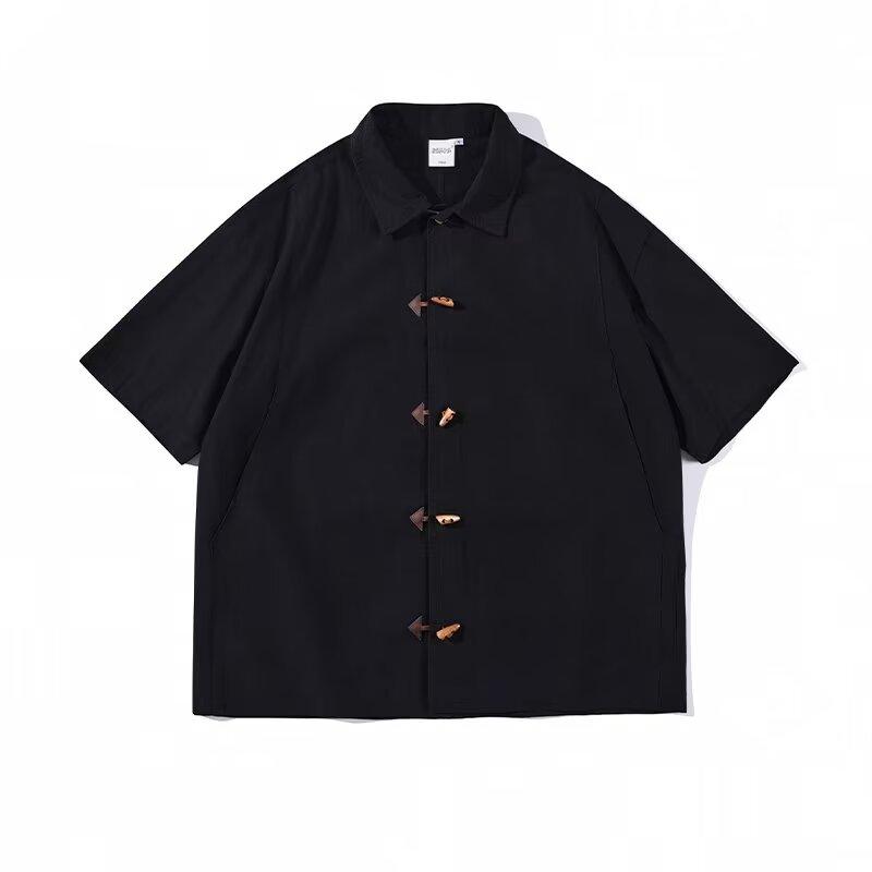Flip Collar Short Sleeved Polo Shirt Men'S Trendy Brand Summer T-Shirt Korean Version Slim Fit Trend Versatile T-Shirt Top