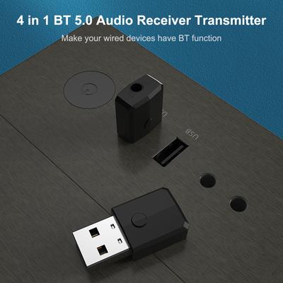 ZF-169S USB Bluetooth 5.0 Ricevitore audio Trasmettitore Adattatore dongle musicale wireless Jack AUX da 3,5 mm
