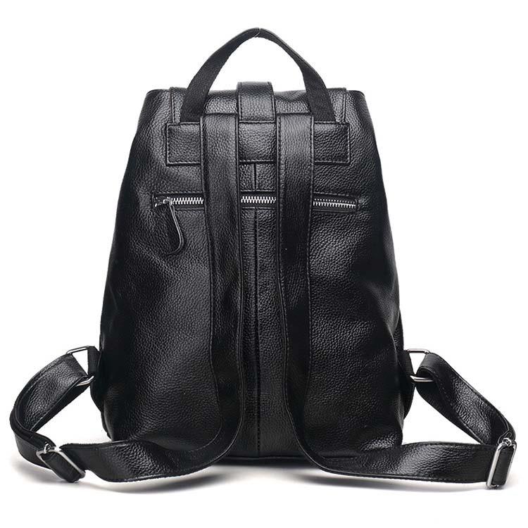 Korean Cowhide Women's Bag Casual Backpack Fashionable and Versatile Soft Leather Backpack Genuine Leather Women's Bag