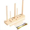 Bow Maker for Ribbon Wooden Wreath Bow Maker Tool for Creating Gift Bows Party Decor Hair Bows Corsages Various Craft