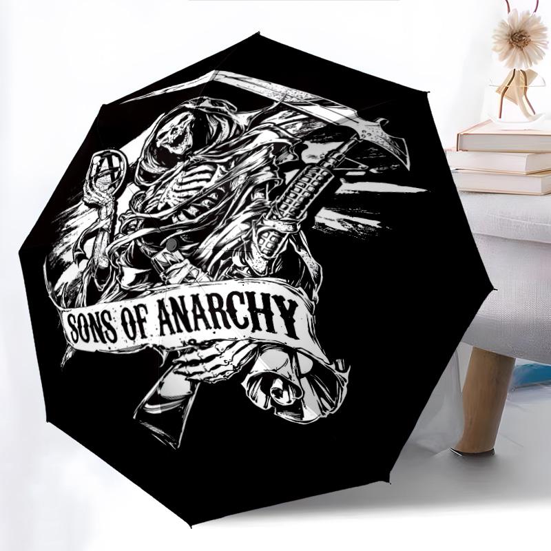 Samcro: Live Ride Folding Umbrella Suitable for All Seasons Durable Sun Umbrella Three Folds Sun Umbrella