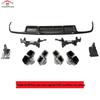 Mercedes-Benz CLS-Class W218 (2013-2017) CLS63 Rear Diffuser with Tailpipes - Four-Door Sport Upgrade
