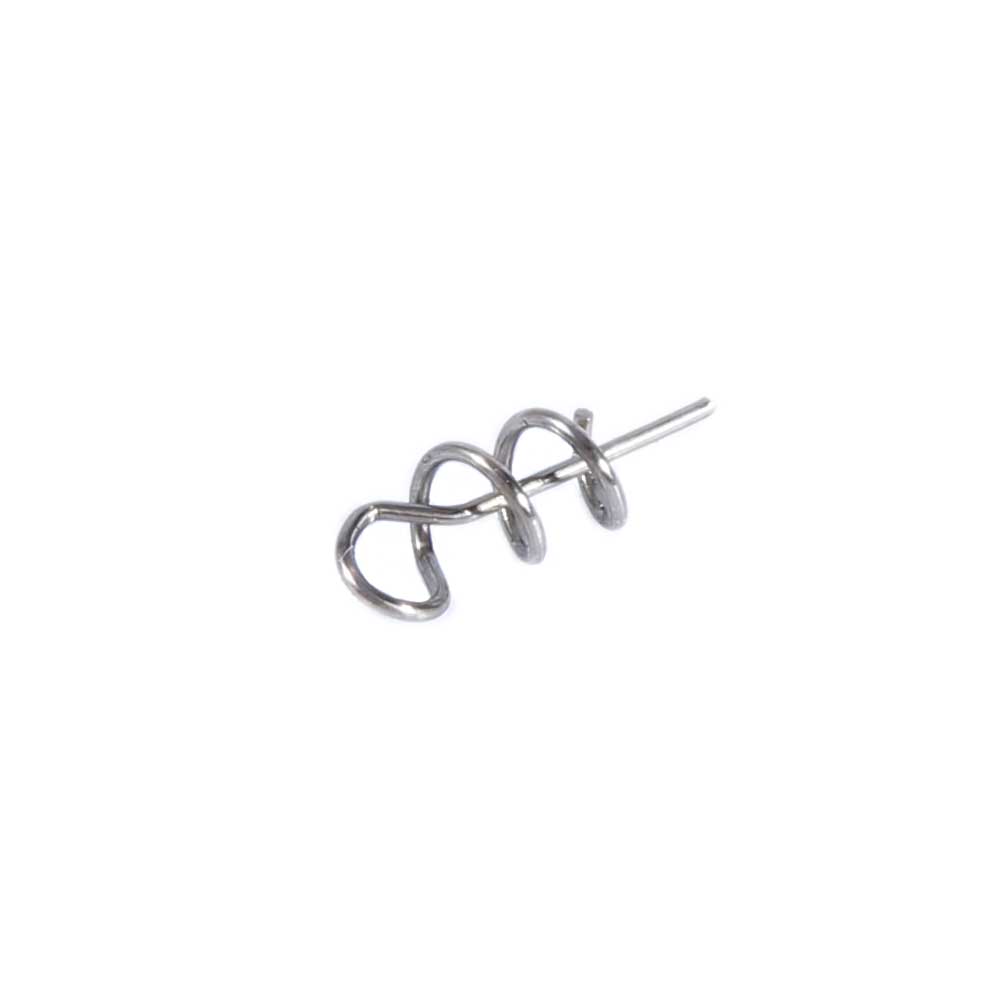 100PCS Bag 14mm Stainless Steel Soft Bait Pin Lure Fishing Spring Fixed Lock Fishing Accessory