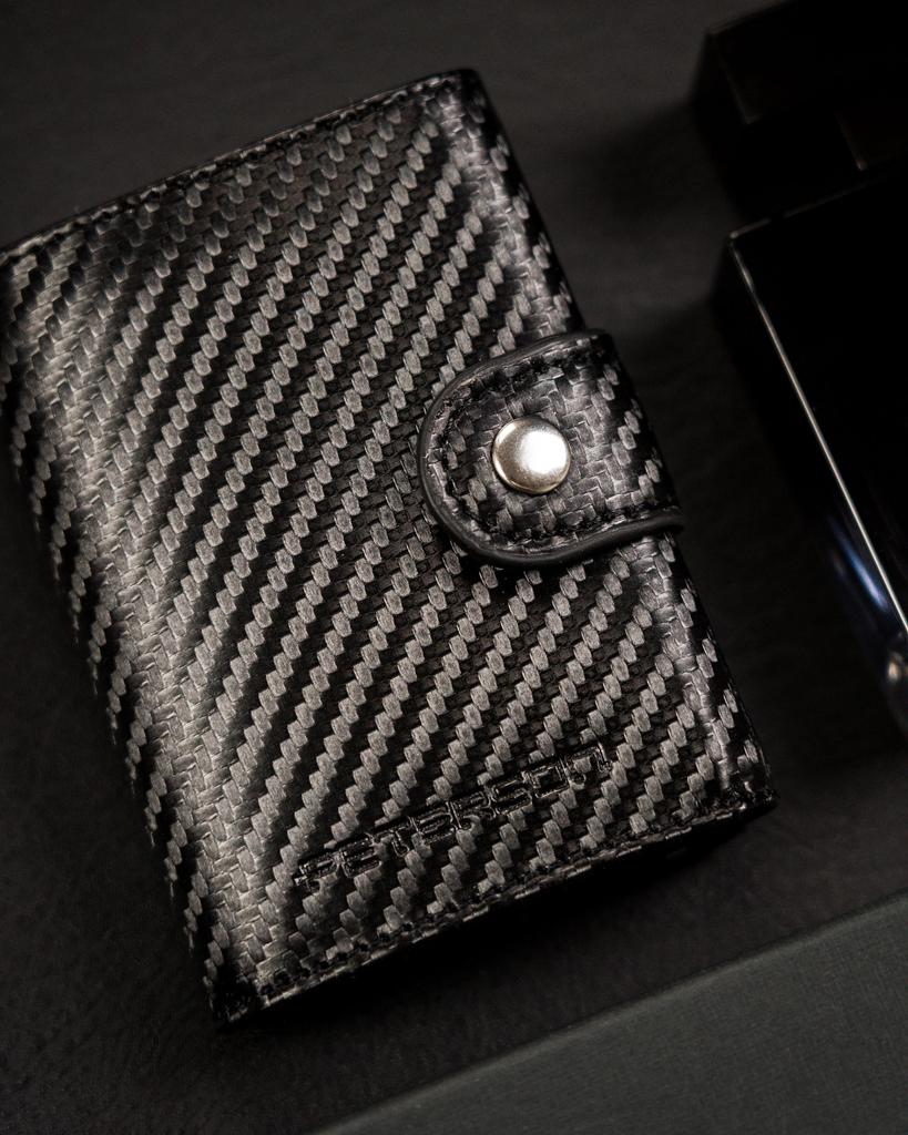 Men's Leather Wallet PTN W882-CF-4536 Black