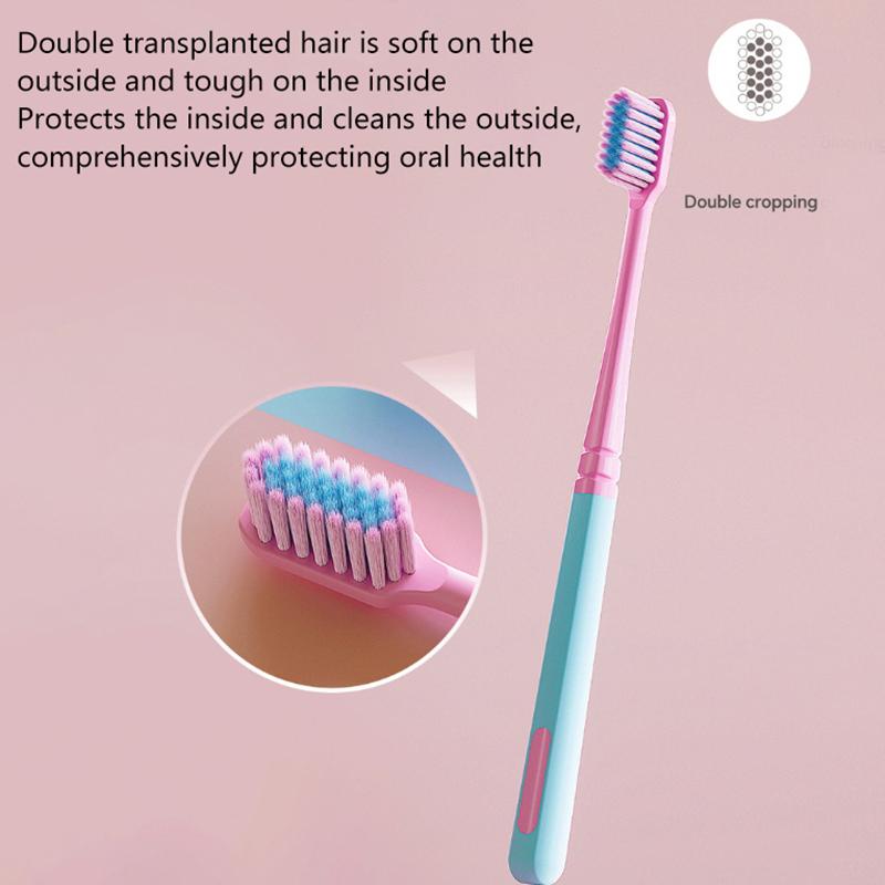 Bristles Toothbrush Soft Bristles Household Small Head Ultra-Fine Soft Women Men Adult Couples