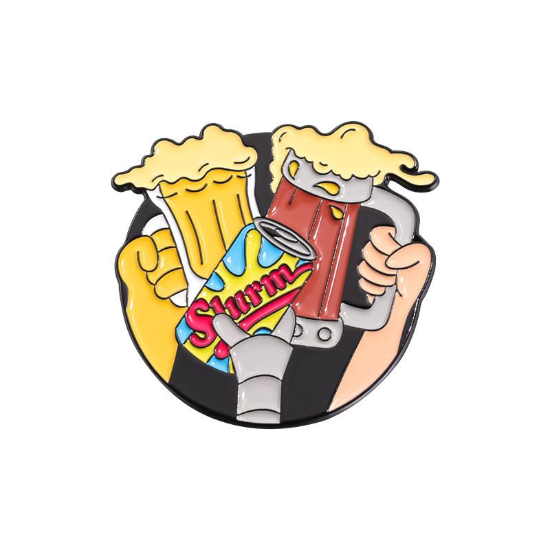 Character Artistic Cartoon Brooch Alloy Pin Eyecatching Design For Collectors And Lovers Fashion