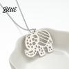Fashionable Elephant Pendant Necklace for Women Hollow Animal Unique Charm