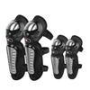 Stainless Steel Motorcycle Knee Elbow Guards Set Off-Road Riding Safety Protective Gear Adult Unisex