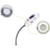 ZJchao Magnifying Lamp, 2.5X Cold Light Lamps with Clamp Desk Magnifier LED USB Beauty Lamp Metal Tube Clip Swing Arm Desk Lamp Book Reading Light