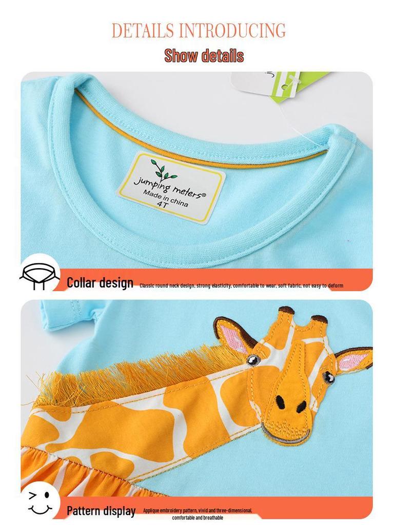 Stilvolle europäische und amerikanische Sommerkleider und -tops für Kinder 2026 – Kurzarm-Prinzessinnenkleider für Babys