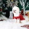 Dog Hoodies for Winter Puppy Clothes with Cute Snowman Printed Sweatshirts for Small Medium Dog Cat Warm and Comfort Shirts with